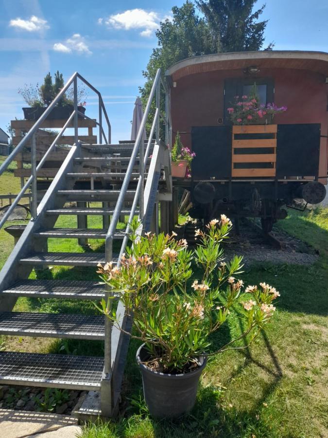 Eisenbahnromantik Im Urlaub Heinsdorfergrund Eksteriør billede